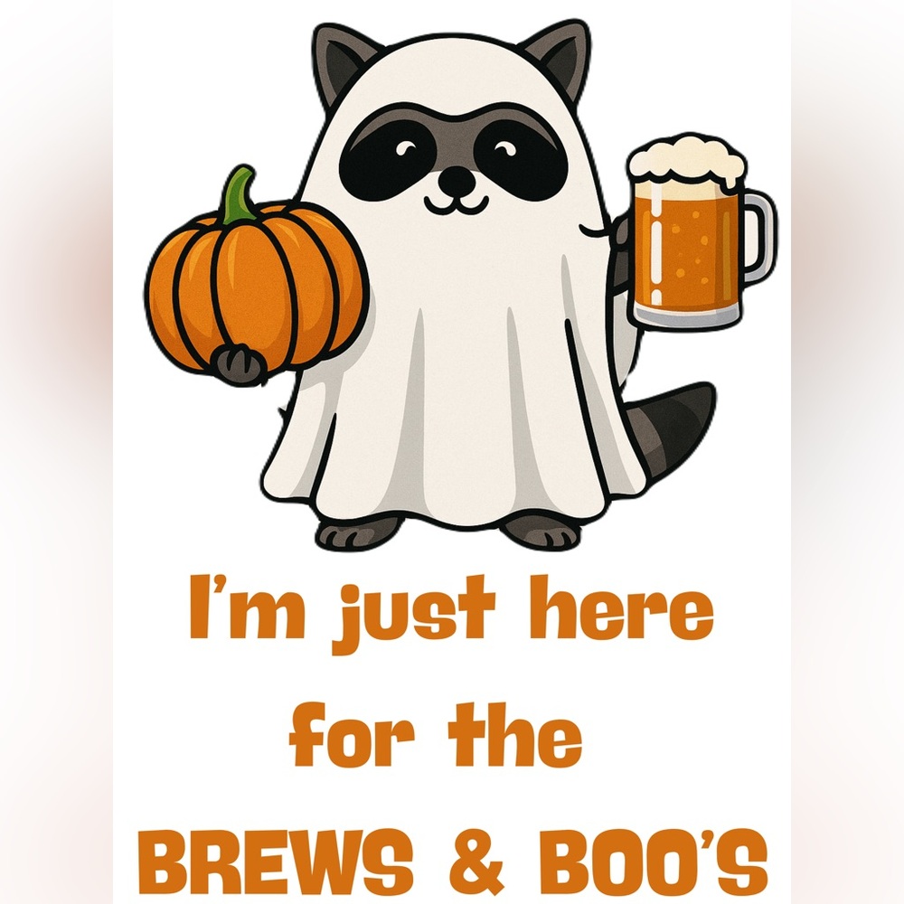 Halloween Raccoon Ghost digital image